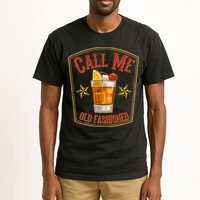 Vintage Call Me Old Fashioned Whiskey Tall T-Shirt