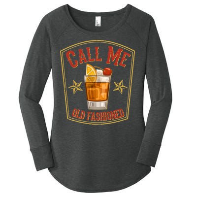 Vintage Call Me Old Fashioned Whiskey Women's Perfect Tri Tunic Long Sleeve Shirt