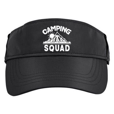 Vintage Camping Squad Wilderness Adult Drive Performance Visor