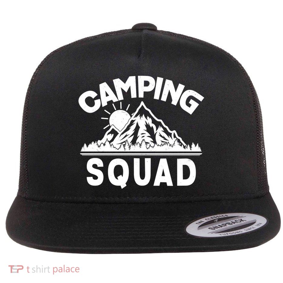 Vintage Camping Squad Wilderness Flatbill Hat