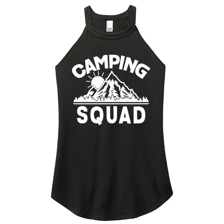 Vintage Camping Squad Wilderness Women's Perfect Tri Rocker Tank