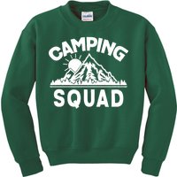 Vintage Camping Squad Wilderness Kids Sweatshirt