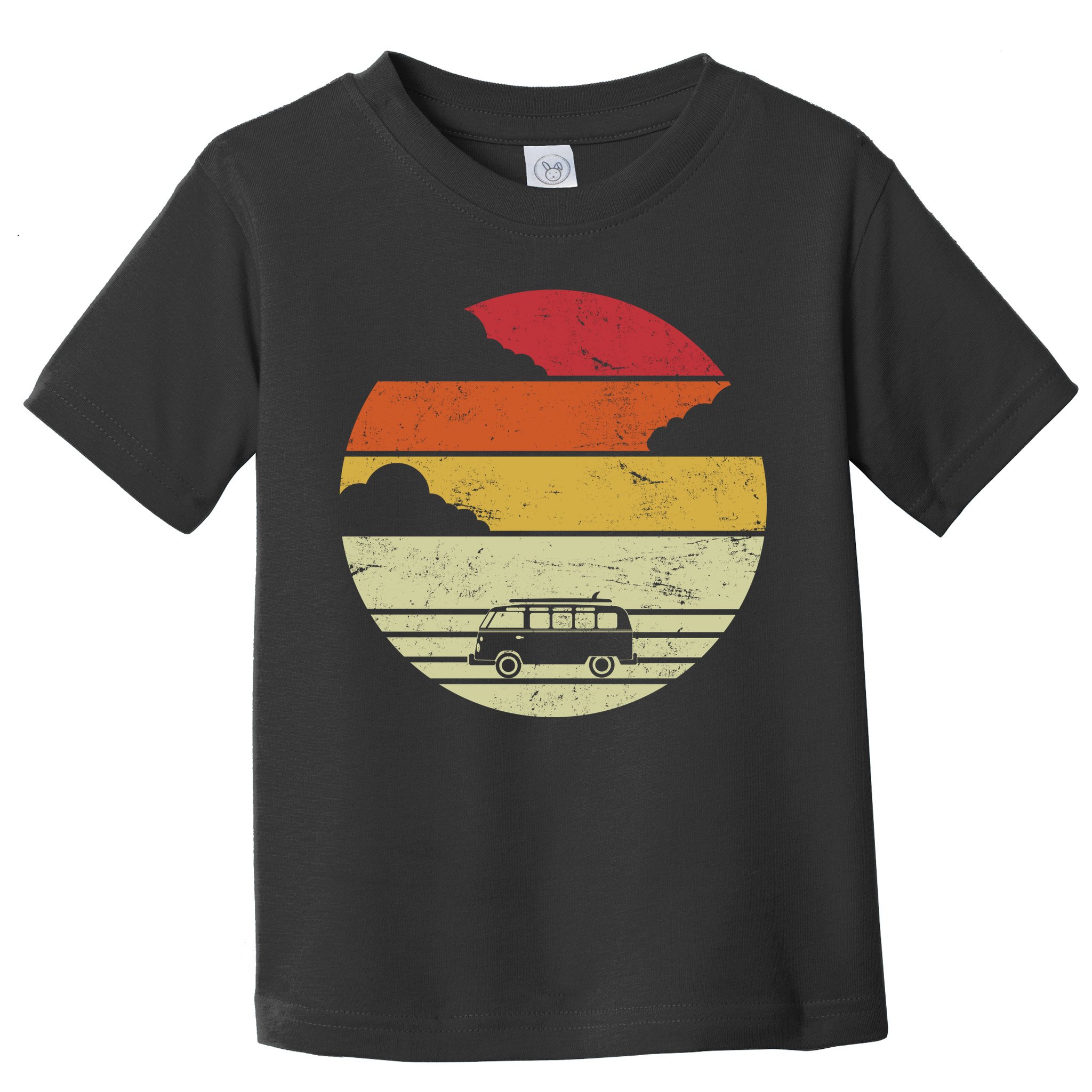 Vintage Camping Sunset Toddler T-Shirt