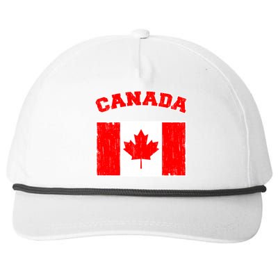 Vintage Canada Snapback Five-Panel Rope Hat