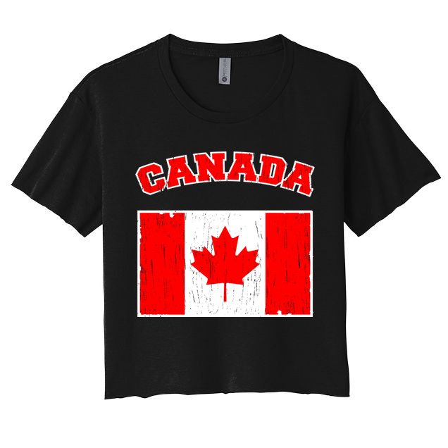 Vintage Canada Crop Top