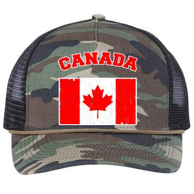 Vintage Canada Retro Rope Trucker Hat Cap