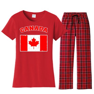 Vintage Canada Women's Flannel Pajama Set