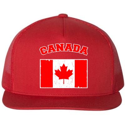 Vintage Canada Flat Bill Trucker Hat