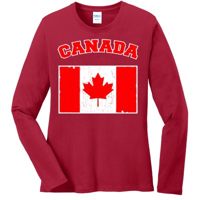 Vintage Canada Ladies Long Sleeve Shirt