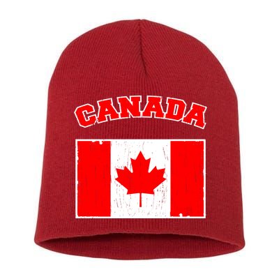 Vintage Canada Short Acrylic Beanie