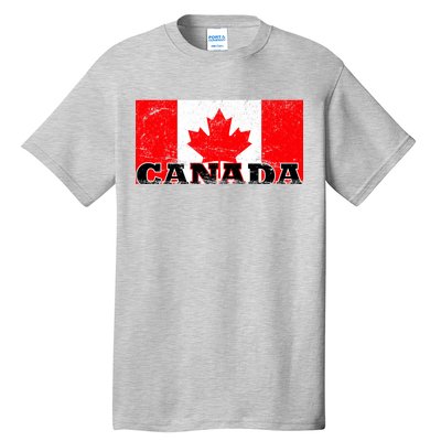 Vintage Canadian Flag Canada Tall T-Shirt