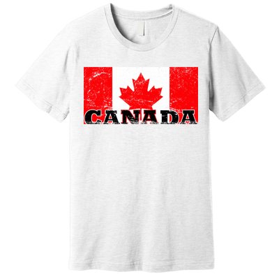 Vintage Canadian Flag Canada Premium T-Shirt