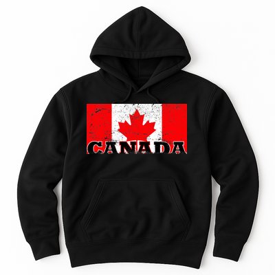 Vintage Canadian Flag Canada Hoodie