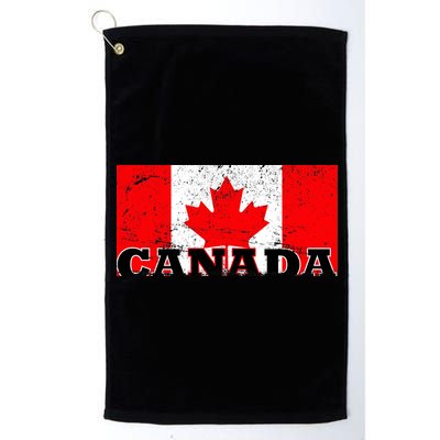 Vintage Canadian Flag Canada Platinum Collection Golf Towel