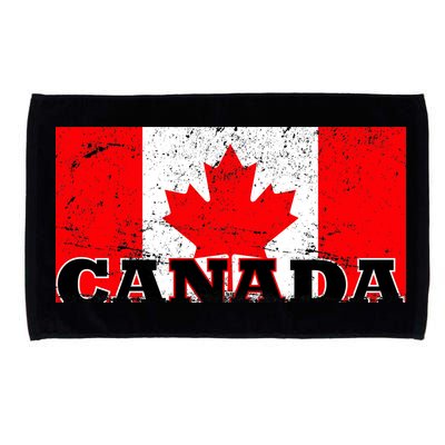 Vintage Canadian Flag Canada Microfiber Hand Towel