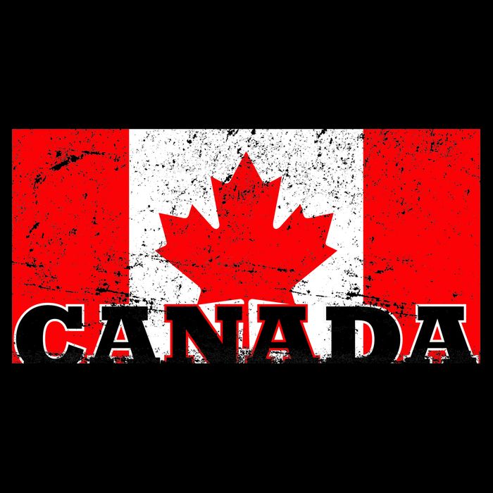 Vintage Canadian Flag Canada Kids T-Shirt