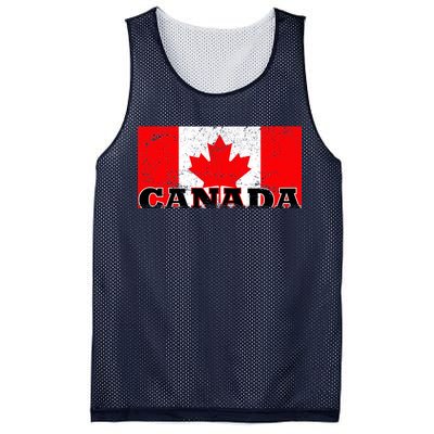 Vintage Canadian Flag Canada Mesh Reversible Basketball Jersey Tank