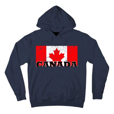 Vintage Canadian Flag Canada Tall Hoodie