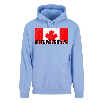 Vintage Canadian Flag Canada Unisex Surf Hoodie