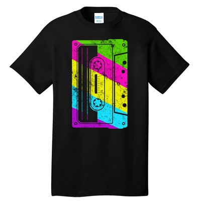 Vintage Cassette Tape 80s  Tall T-Shirt