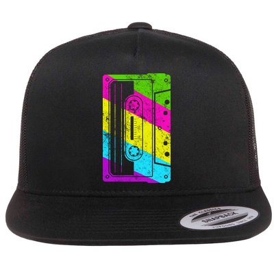Vintage Cassette Tape 80s  Flatbill Hat