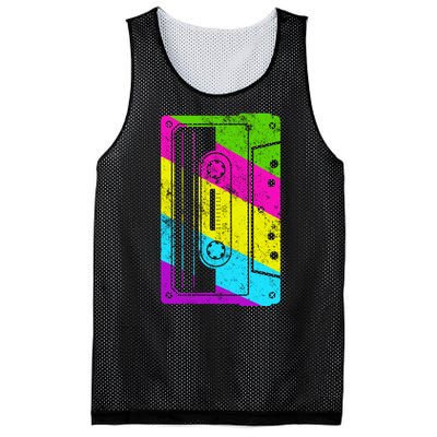 Vintage Cassette Tape 80s  Mesh Reversible Basketball Jersey Tank