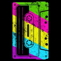 Vintage Cassette Tape 80s  Poster