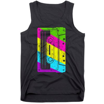 Vintage Cassette Tape 80s  Tank Top