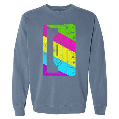 Vintage Cassette Tape 80s  Garment-Dyed Sweatshirt