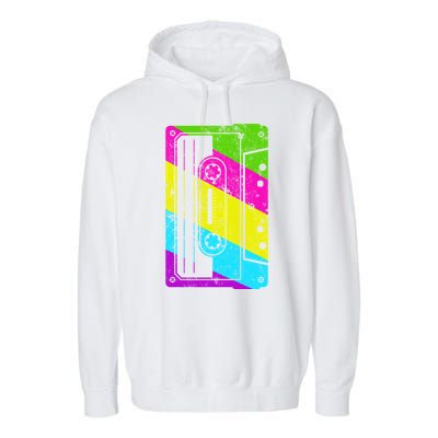 Vintage Cassette Tape 80s  Garment-Dyed Fleece Hoodie