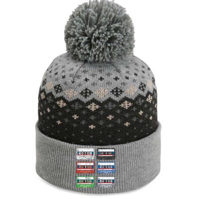 Vintage Cassette Tapes The Baniff Cuffed Pom Beanie