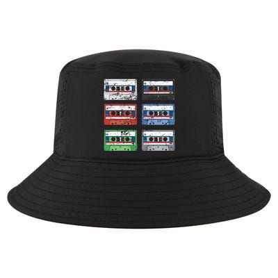 Vintage Cassette Tapes Cool Comfort Performance Bucket Hat