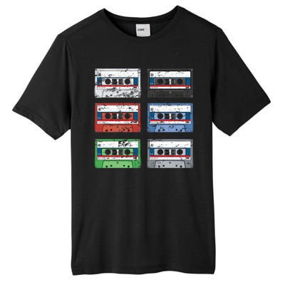 Vintage Cassette Tapes Tall Fusion ChromaSoft Performance T-Shirt