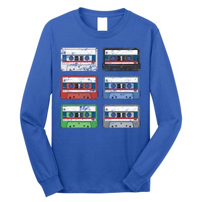 Vintage Cassette Tapes Long Sleeve Shirt