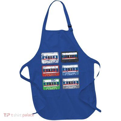 Vintage Cassette Tapes Apron