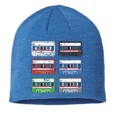 Vintage Cassette Tapes Sustainable Beanie