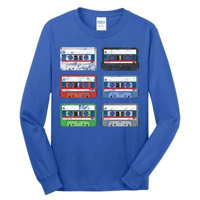 Vintage Cassette Tapes Tall Long Sleeve T-Shirt