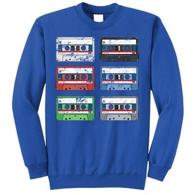 Vintage Cassette Tapes Tall Sweatshirt