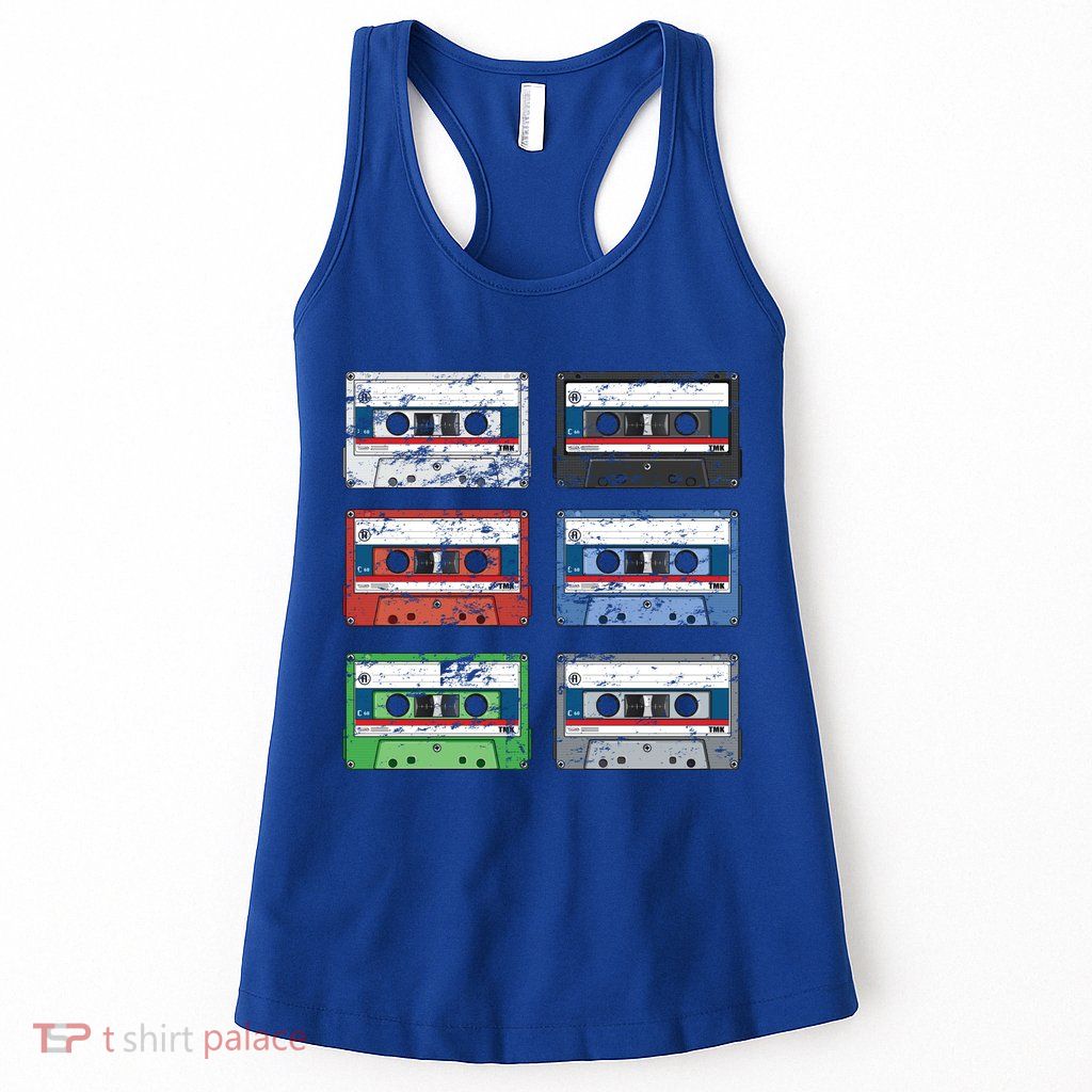 Vintage Cassette Tapes Womens Tank Top