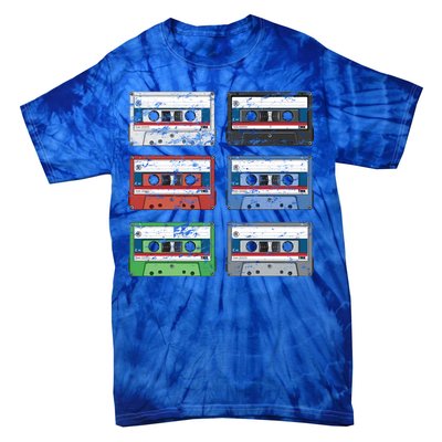 Vintage Cassette Tapes Tie-Dye T-Shirt