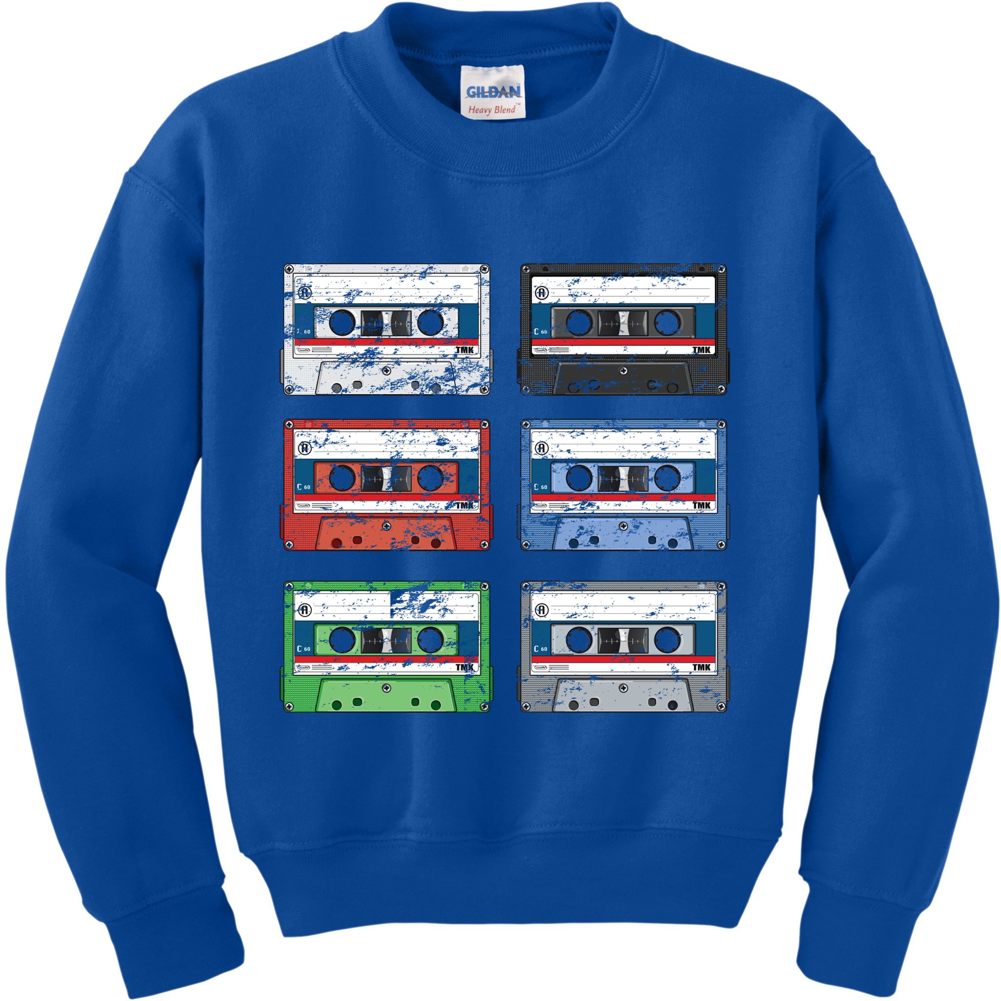 Vintage Cassette Tapes Kids Sweatshirt
