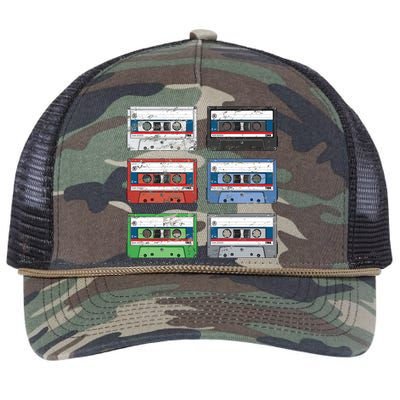 Vintage Cassette Tapes Retro Rope Trucker Hat Cap