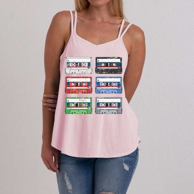 Vintage Cassette Tapes Women's Strappy Tank