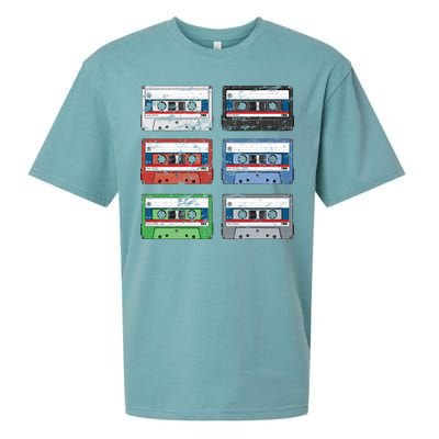 Vintage Cassette Tapes Sueded Cloud Jersey T-Shirt