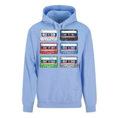 Vintage Cassette Tapes Unisex Surf Hoodie