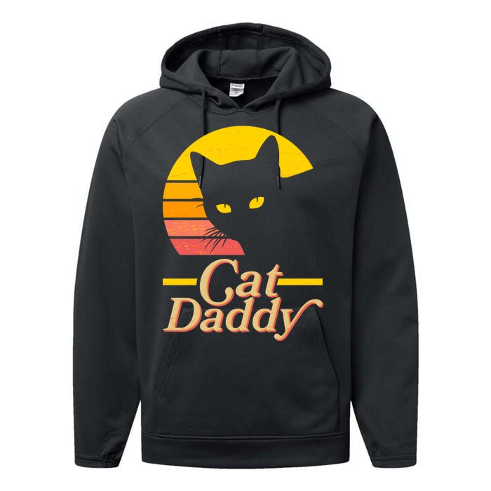 Vintage Cat Daddy Performance Fleece Hoodie