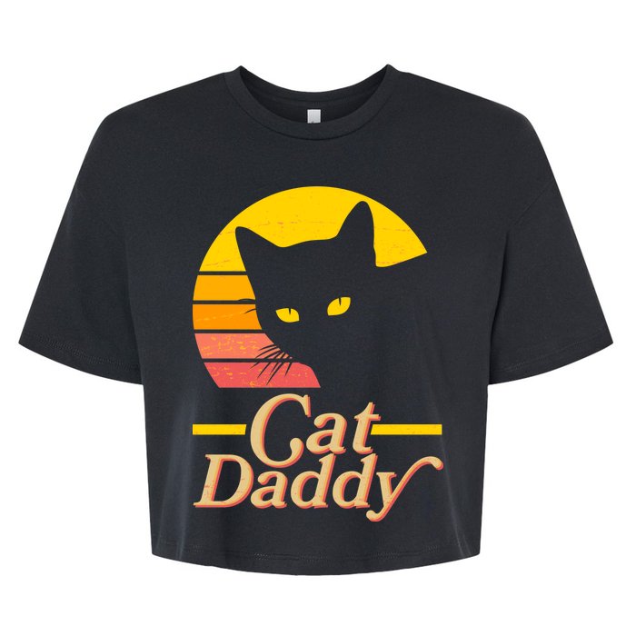 Vintage Cat Daddy Bella+Canvas Jersey Crop Tee