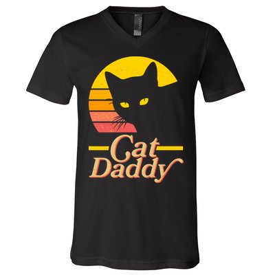 Vintage Cat Daddy V-Neck T-Shirt