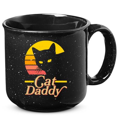Vintage Cat Daddy 15oz Campfire Ceramic Mug