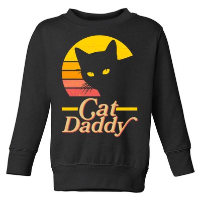 Vintage Cat Daddy Toddler Sweatshirt